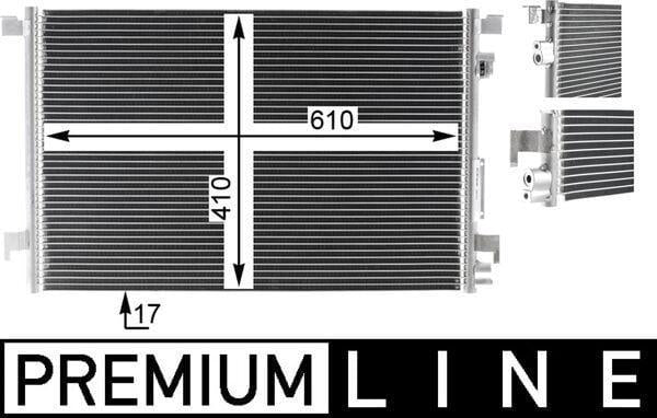 MAHLE AC294000P - Car AC Condenser — Condensers & Evaporators