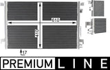 MAHLE AC294000P - Car AC Condenser — Condensers & Evaporators