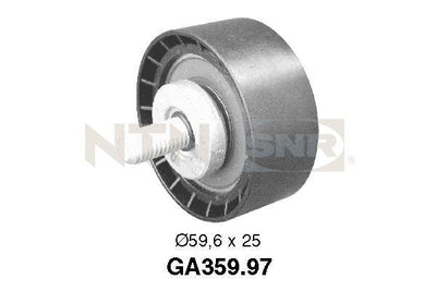 SNR GA35997 Alternator Tensioner Bearing P206 P306 Partner Berlingo Scudo Xsara Picasso 1.9 D (17x60x25)
