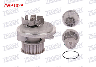 Zegen ZWP1029 Water Pump Opel Vectra A 2.0 1988-1995 / Astra F 1.8 1991-1998 / Astra F 2.0 1991-199 — Water Pump & Thermostat