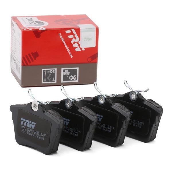 TRW Rear Brake Pad Set - Original Quality for Peugeot 407 Owners — Brake Pads