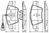 BOSCH Brake Pads 0986494164 - Front for VW Touareg 2003-2016