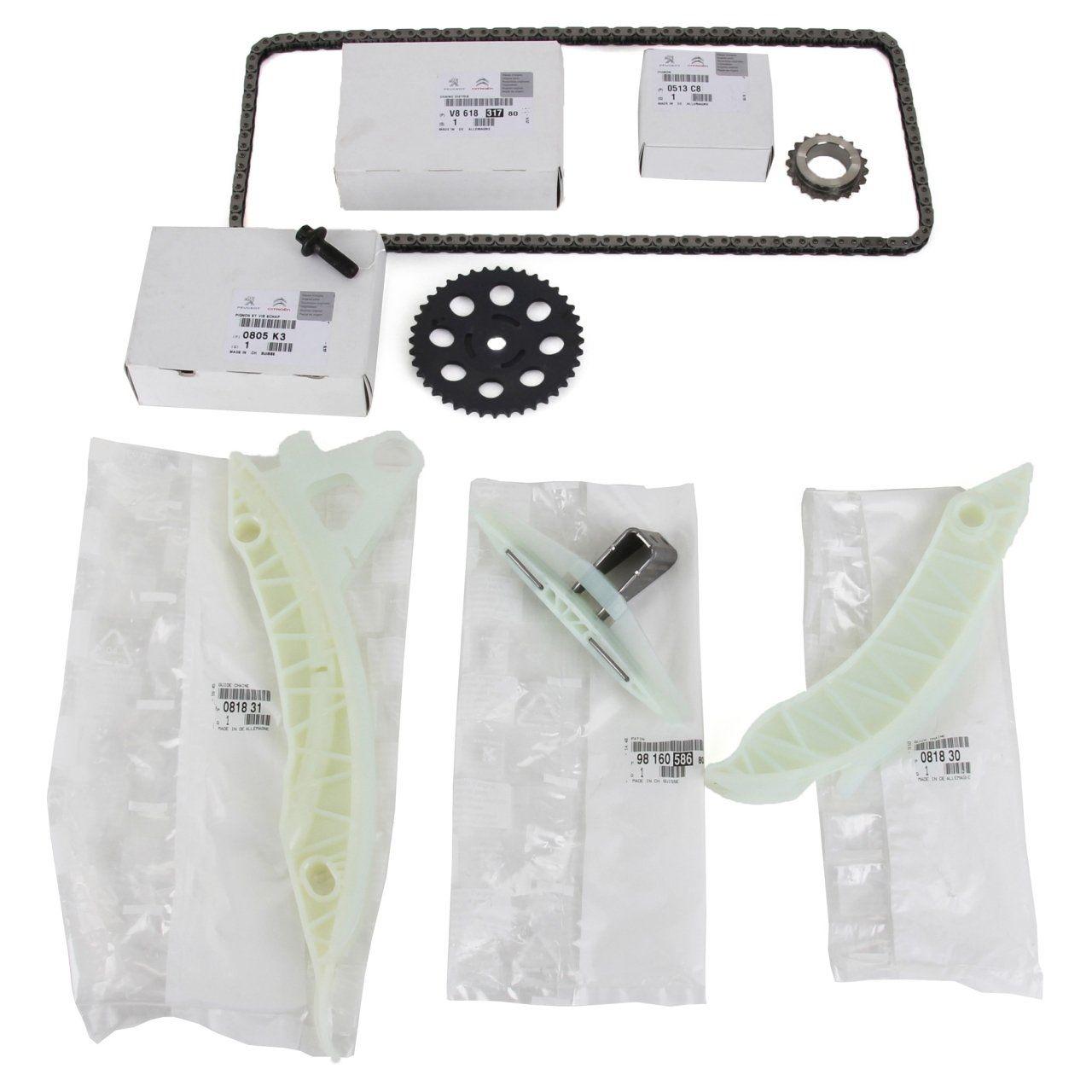 peugeot 5008 complete chain set 1.6, original parts for peugeot 5008 1.6, peugeot 5008 chain set components Peugeot 5008 Complete Chain Set 1.6 Benzinli - 6 Piece Set for Car Owners and Mechanics Peugeot 5008 1.6 Benzinli Chain Set - Complete 6 Piece peugeot, 5008, chain-set, car-parts, mechanics, car-maintenance, auto-repair, original-parts, engine-parts, ai-generated