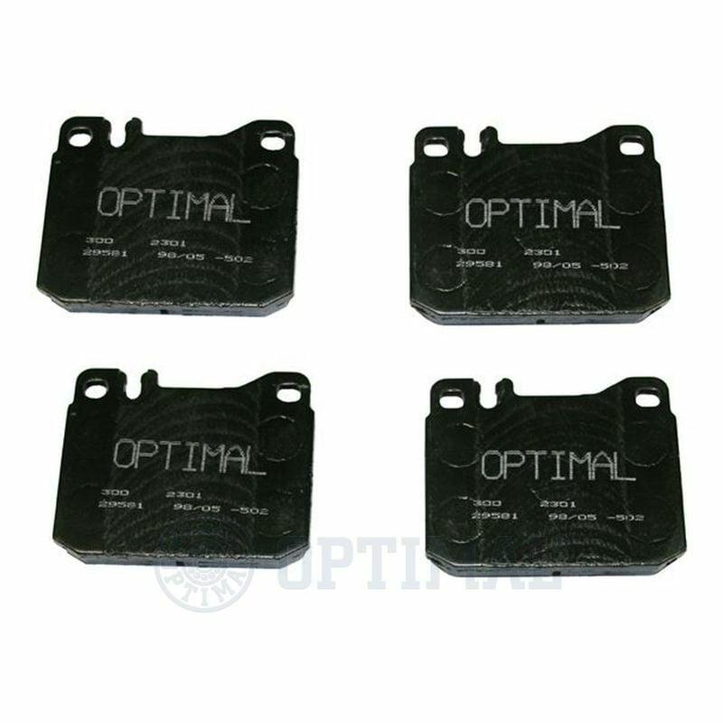optimal brake pad front set, detailed view of optimal brake pad, installation of optimal BP-02301 brake pad OPTIMAL Brake Pad Front Set - BP-02301 for Disk Brakes, Mechanics | 15 mm OPTIMAL Brake Pad Front Set - BP-02301 for Car Owners optimal, brake-pad, car-parts, automotive, mechanics, car-owners, brake-system, front-brake, car-repair, ai-generated
