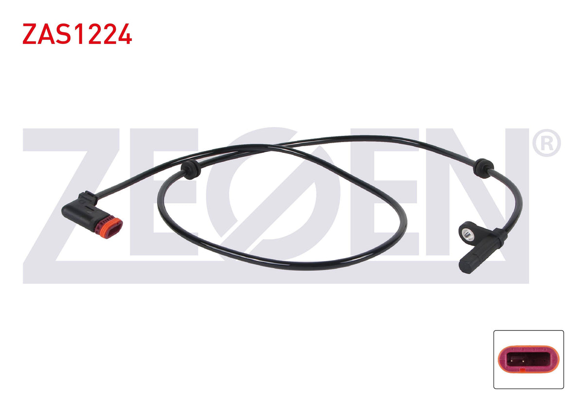 Zegen ZAS1224 ABS Sensor Rear Left-Right Mercedes Glk Series (X204) 2008-2015 — Brake Sensors & ABS