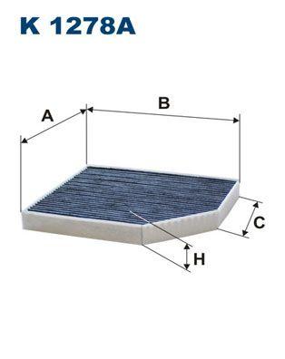 Filtron K1278A Cabin Air Filter Audi A4-A5-Q5 Macan 1.8-3.2 TFSI — Air & Cabin Filters