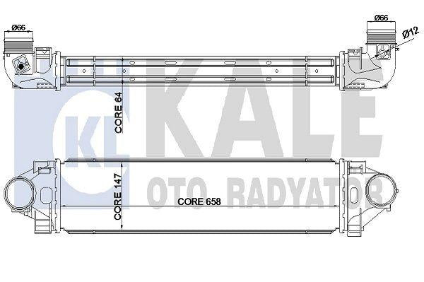 Kale 344930 Turbo Radiator Ford Focus III 2.0 Ecoboost/Mondeo/S-Max S80 II V70 III 07- — Radiators & Fans