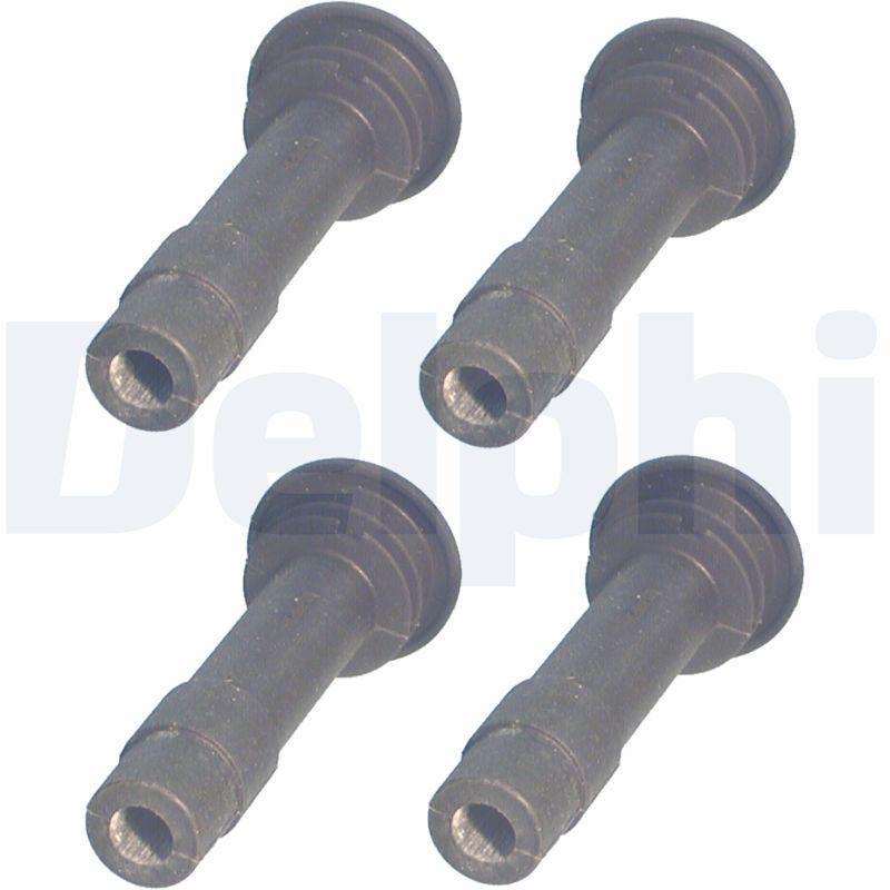 delphi ignition coil connector front view, delphi ignition coil connector side view DELPHI Ignition Coil Connector DC10000-12B1 - Compatible with Z16xe Astra G, Vectra B/C, Zafira A | 12V DELPHI Ignition Coil Connector DC10000-12B1 delphi, ignition-coil-connector, z16xe, astra-g, vectra-b, vectra-c, zafira-a, automotive-parts, car-owners, mechanics, ai-generated