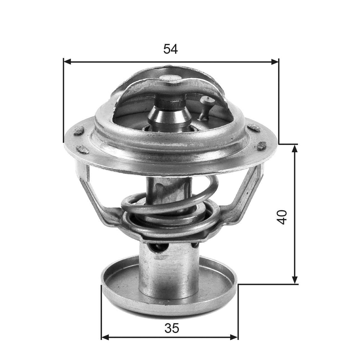 Gates TH32387G1 Thermostat 87 °C — Water Pump & Thermostat