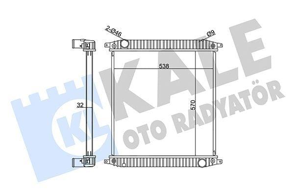 kale-water-radiator-eurocargo, eurocargo-engine-cooling-system, truck-radiator-installation Kale Water Radiator Eurocargo I-III - Fits E17, E18, E21, E22, E24, E28 | 570mm Length Kale Water Radiator Eurocargo I-III kale, water-radiator, eurocargo, truck-parts, mechanics, vehicle-owners, truck-drivers, cooling-system, automotive-repair, ai-generated