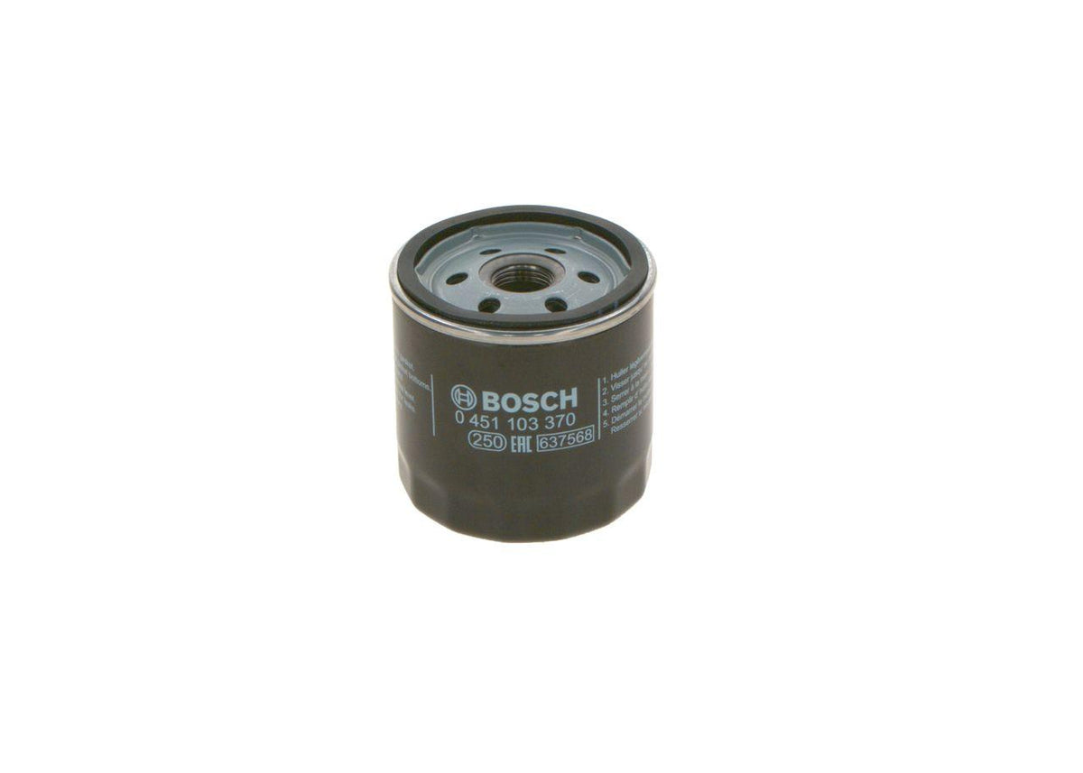 Bosch 0451103370 Oil Filter Opel Astra G 1.4-1.6 16V 00 > Astra H 1.6 16V Vectra B/C 1.6 16V Z14xe Z16xe — Oil Filters