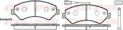 REMSA 1275.01 Brake Pad — Brake Pads