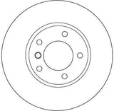 TRW DF4055 Brake Discs - Front Disc for BMW 3 E46, Z3, Z4 — Brake Rotors & Drums