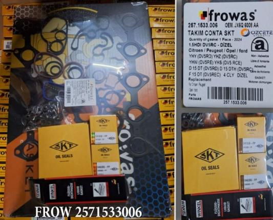 Frow Citroen C-Elysee 1.5 Blue HDi Gasket Set — Gaskets & Seals
