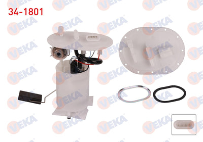 Veka 34-1801 Fuel Tank Level Float 3.5 Bar Fiat Palio 1.2i 16V 1996-2005 / Palio 1.6i 16V 1996-2005 — Fuel Delivery