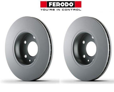 Ferodo DDF1430C-1 Front Brake Disc Land Rover Discovery III Range Rover Sport 2.7 D Set — Brake Rotors & Drums