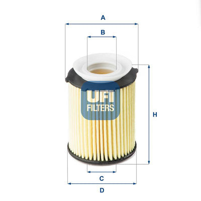 Ufi 25.178.00 Oil Filter Mercedes W176/W177/W246/W247/W204/W205/W212/W213/W117/W118/W156/W253/W172 M270/M274/M2 — Oil Filters