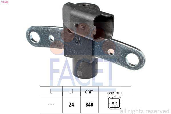 Facet 9.0600 Crankshaft Shaft Sensor Clio III Megane II Modus Scenic Logan 1.5 dCi K9k — Pistons & Rotating