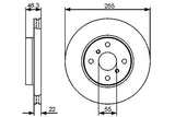 BOSCH Disc Brake - 2006-2013 Yaris 1.0 Air — Brake Rotors & Drums