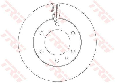 TRW DF6812S Front Brake Disc Ford Ranger TKE/BM 2.0-3.2 TDCi Mazda BT-50 2.2 302 mm Set of 2