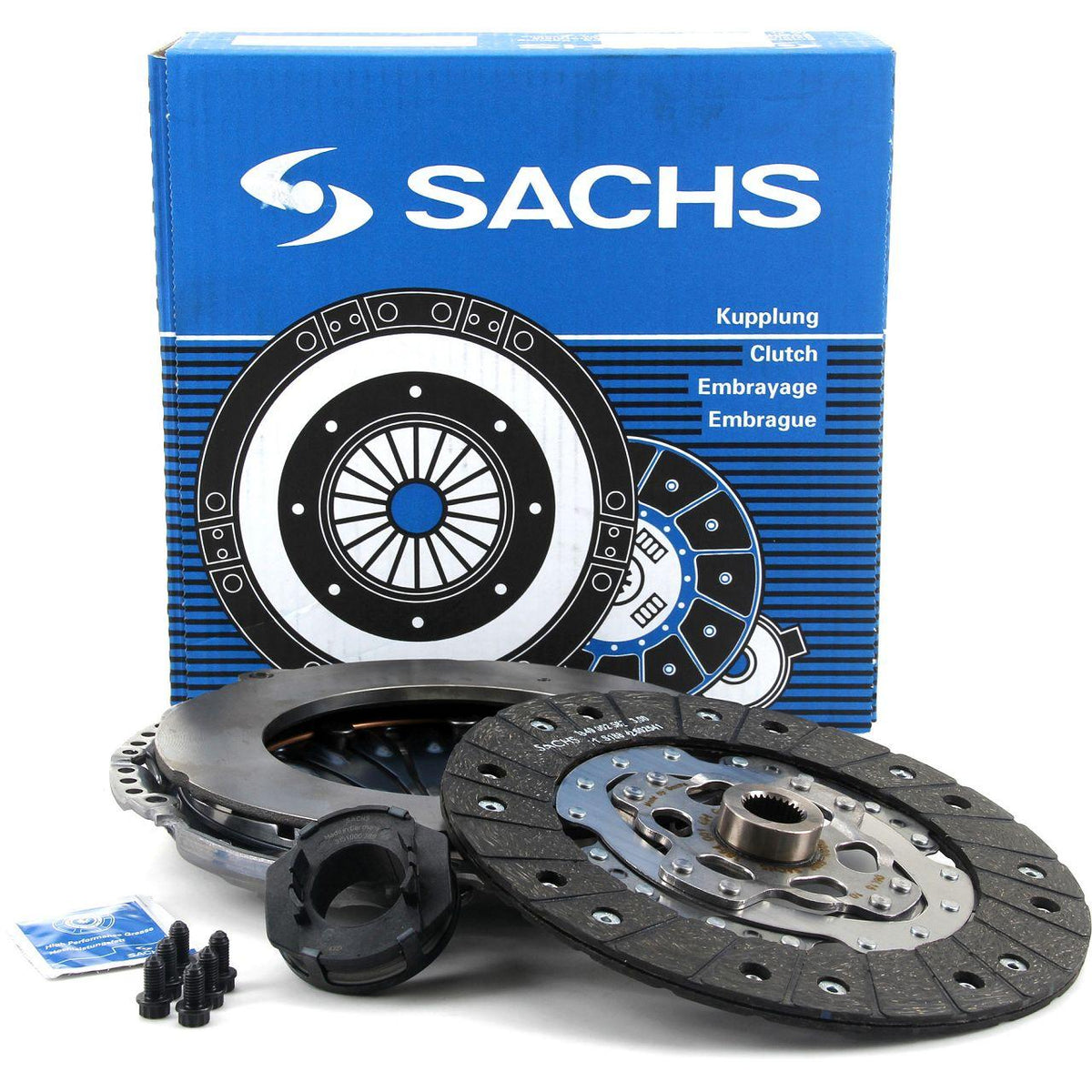 SACHS Clutch Set for Volkswagen Passat 1.6 TDI (2005-2010) - Includes Pressure Plate, Disc — Clutch & Flywheel