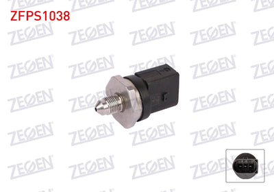 Zegen ZFPS1038 Fuel Pressure Sensor Volkswagen Golf VII (5G1) 1.4 TSI 2012-2017 / Skoda Octavia — Vehicle Sensors & Switches
