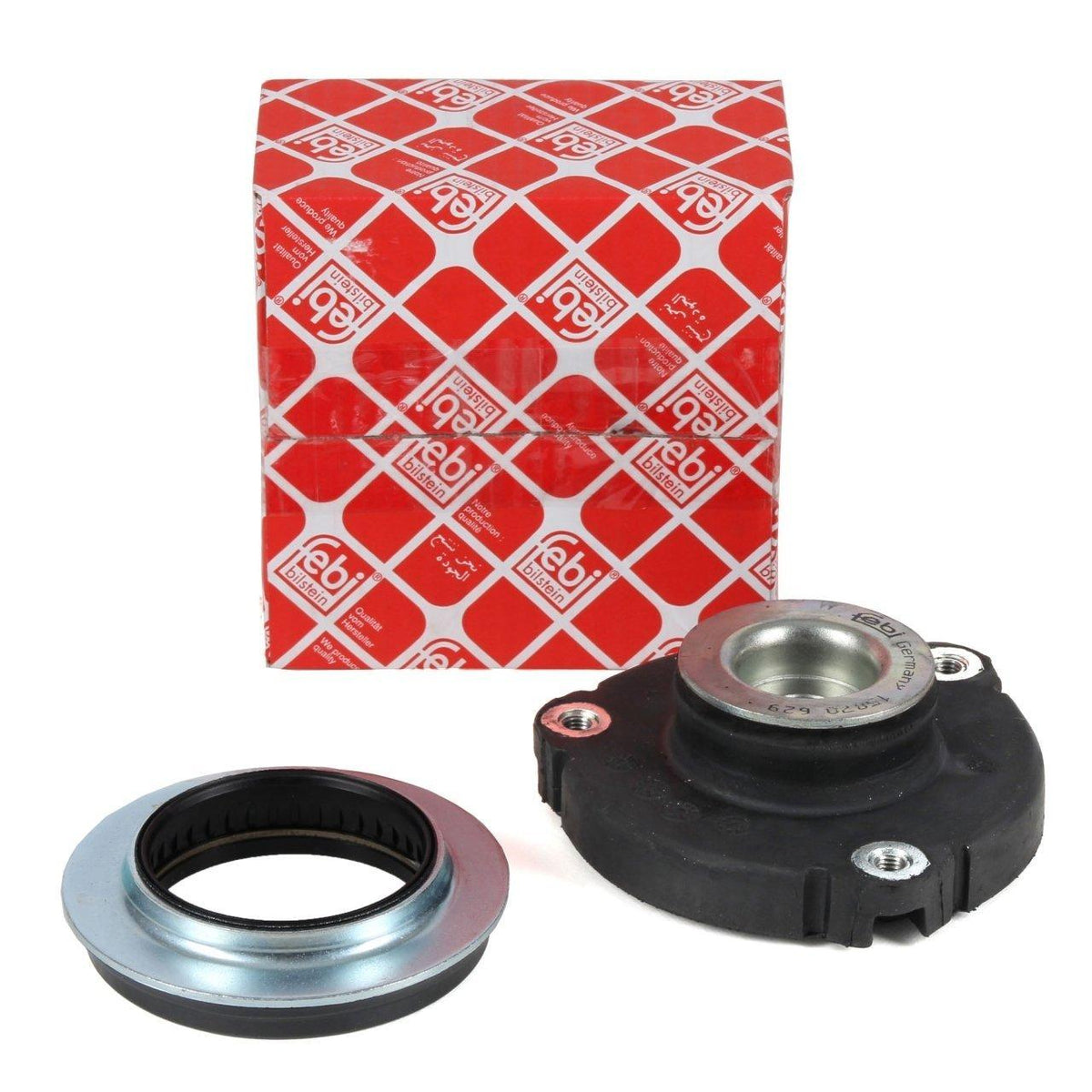 FEBI Volkswagen Polo 2001-2009 Front Strut Mount and Ball Set — Bushings & Mounts
