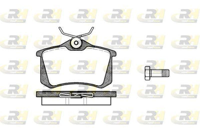 ROADHOUSE 2263.10 Brake Pad Rear Vag Golf3-Golf4-Golf5-Jetta-Passat-A3-Toledo-Octavia — Brake Pads