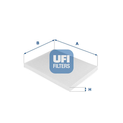 Ufi 53.124.00 Cabin Air Filter Doblo Fiorino Linea Punto Combo Corsa D-E MiTo Bipper Nemo — Air & Cabin Filters