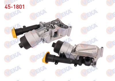 Veka 45-1801 Oil Cooler Complete Thin Type Fiat Linea-Fiorino-500L 1.3 Mjt 70Hp 2007-/ Albea-Doblo-Punto 1.3 Mjt — Oil System