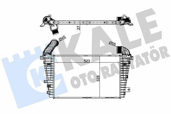 kale turbo radiator intercooler for 08-astra, technical specifications of kale intercooler, installation of kale turbo radiator KALE Turbo Radiator Intercooler - High Performance for 08-Astra 1.7Cdti | 525mm KALE Turbo Radiator Intercooler for 08-Astra 1.7Cdti kale, turbo-radiator, intercooler, astra, 1-7cdti, car-parts, automotive-performance, mechanics, engine-cooling, ai-generated