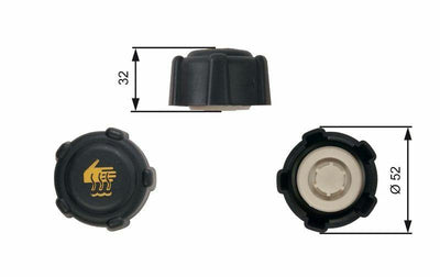 Gates RC223 Expansion Tank Diameter High Pressure Diameter Compatible with Dacia, Renault — Hoses & Tanks