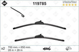 SWF Wiper Blade Tk 70 + 65Cm Flat Blade — Wipers