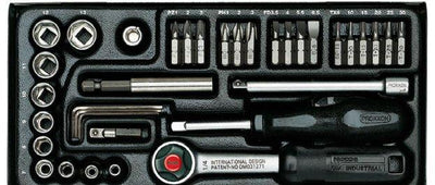 Proxxon 23070 1/4" Socket Set with Ratchet (39 pcs)