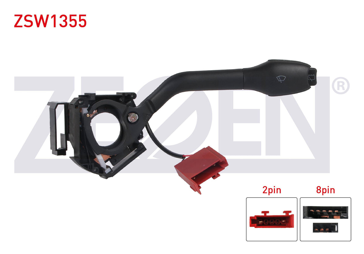 Zegen ZSW1355 Wiper Kumanda Arm 10 Pin Volkswagen Polo 1995-2002 — Wipers