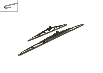Bosch 3397118325 Wiper Blade Front Set Muz Type (Set) 650 / 400 mm Accent Blue / I40 / Rio / Tucson Gasoline-Diesel 2011