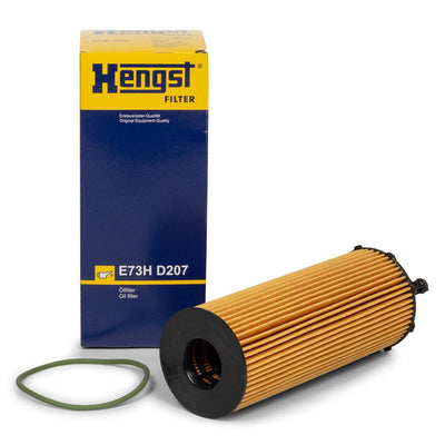 Hengst E73HD207 Oil Filter Audi A4 A5 A6 A8 Q5 Q7 VW Touareg 2.7 / 3.0 / 4.2 TDI — Oil Filters