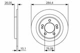 BOSCH Brake Disc 0986479A47 - i30 & i30 Coupe — Brake Rotors & Drums