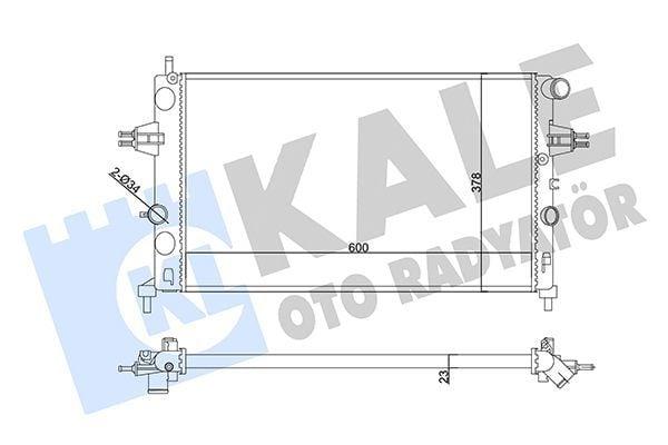 KALE 356965 Radiator 99 > Astra.G - Durable Aluminum Cooling & Repair Shops — Radiators & Fans