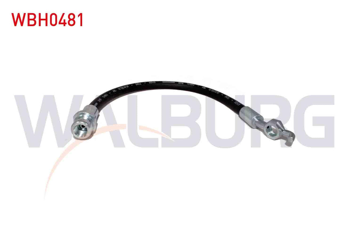 WALBURG WBH0481 Brake Hose Rear Left 350mm Suzuki Grand Vitara II (Jt) 2005-| Set of 2