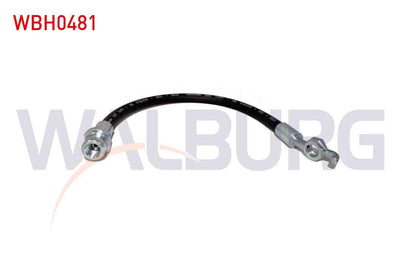 WALBURG WBH0481 Brake Hose Rear Left 350mm Suzuki Grand Vitara II (Jt) 2005-| Set of 2 — Brake Hydraulics