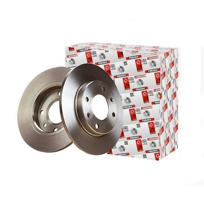 FERODO Audi A4 Front Brake Disc Set — Brake Rotors & Drums