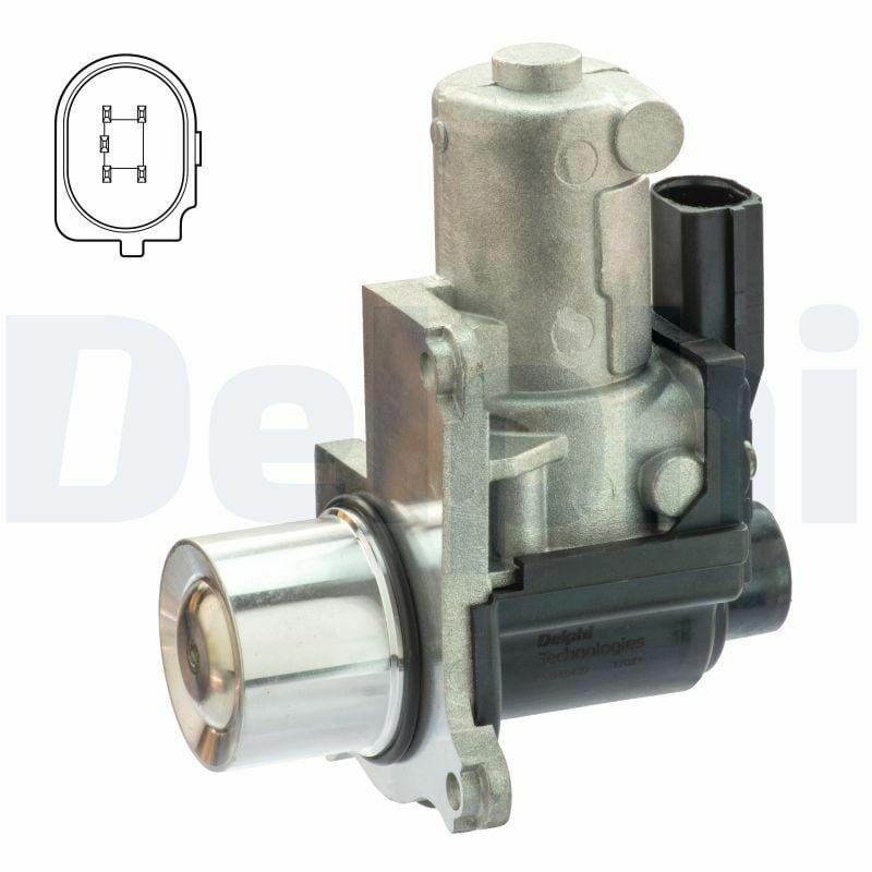Delphi EGR Valve EG10427-12B1 - Compatible with Caddy, Passat, Golf — Emission Control