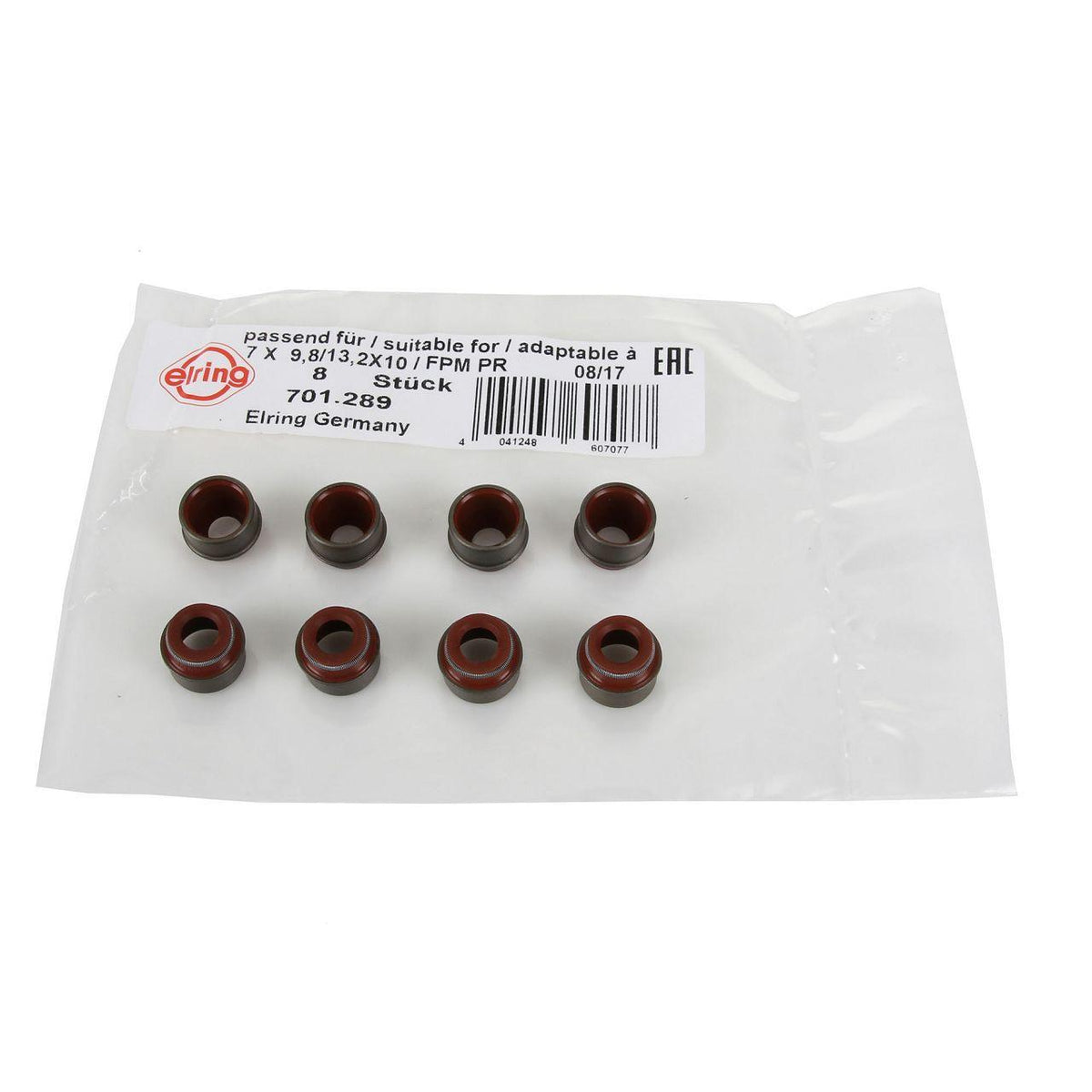 Elring 701.289 Bmw E36 Body 316i M40 Motor Valve Stem Seal 7mm Set of 8