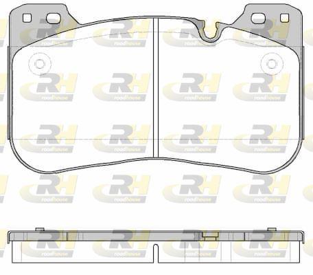 ROADHOUSE 21834.00 Brake Pad Front BMW 5 (G30, F90) M5 and 3 more models — Brake Pads