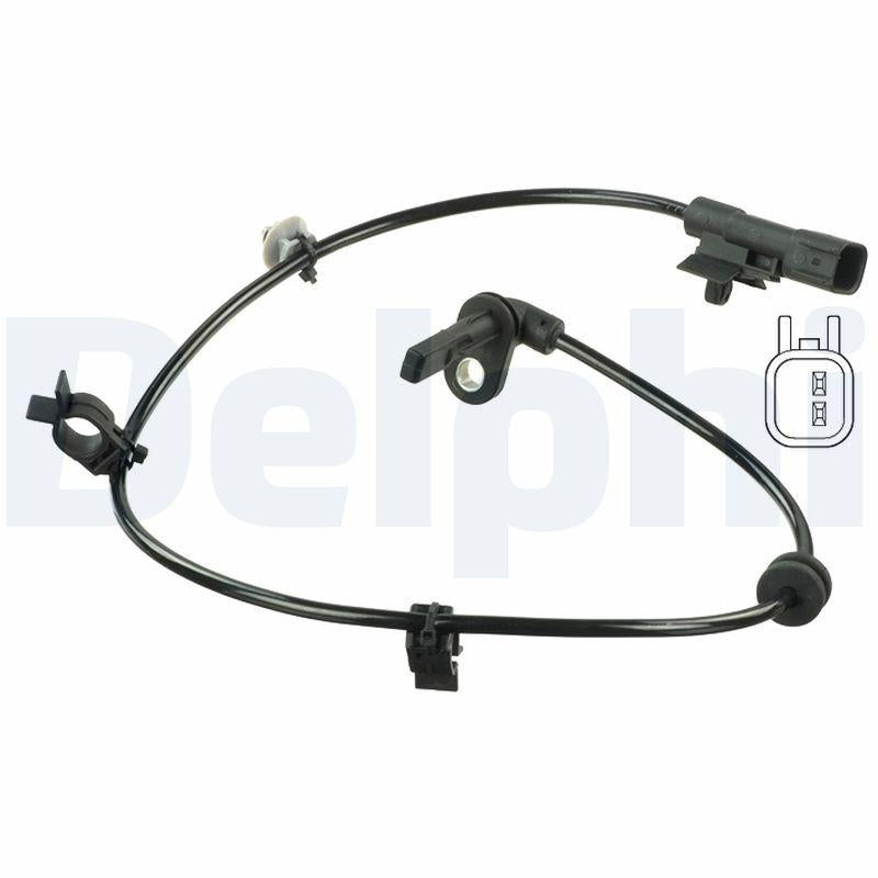 Delphi SS20350 ABS Sensor Rear Astra J Cruze Cascada Opel Chevrolet — Brake Sensors & ABS