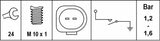 HELLA Oil Pressure Switch - Specifications for Audi A3 A4 A6, VW Golf, Passat — Switches & Relays