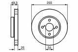 BOSCH Front Brake Disc for Toyota Corolla (2001-2007) - Essential Brake Parts — Brake Rotors & Drums