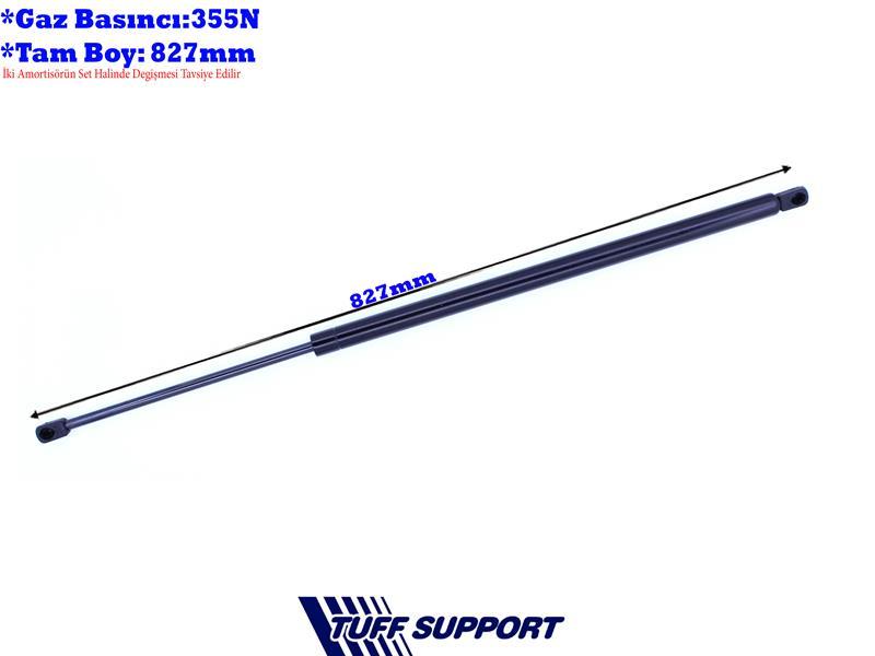 TUFFSUPPORT 610102 Trunk Gas Strut Tigra — Support Rods & Struts