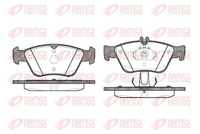 REMSA 0586.10 Brake Pad C Class Berlina Coupe T-Model W2 Xx — Brake Pads